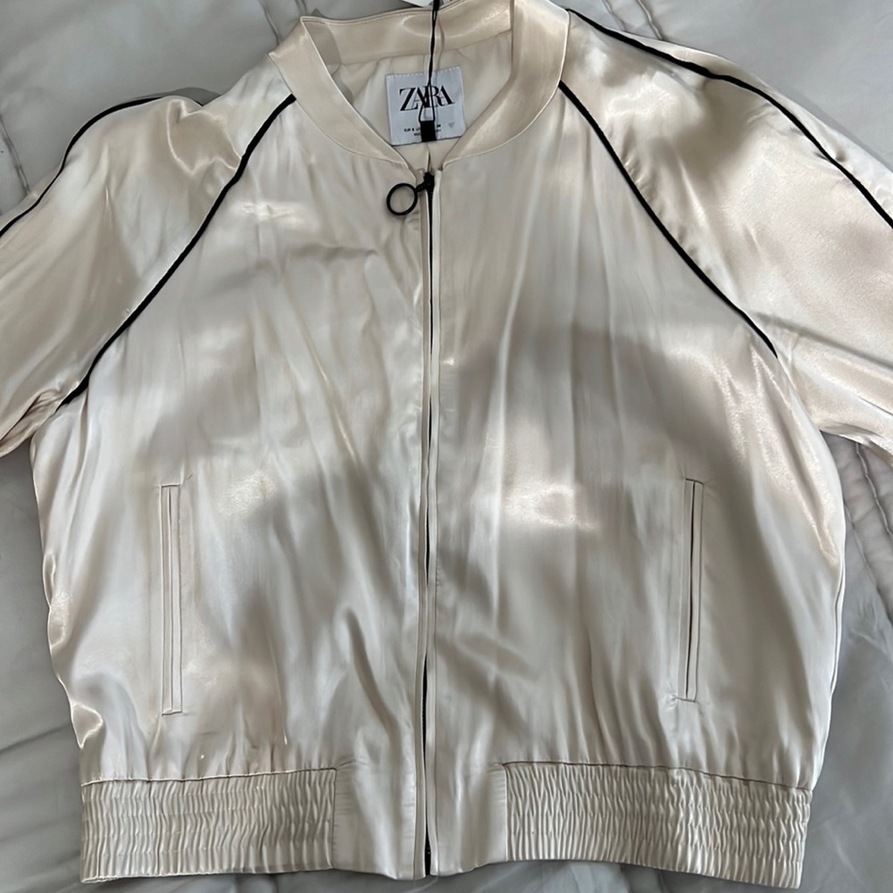 Zara satin jacket